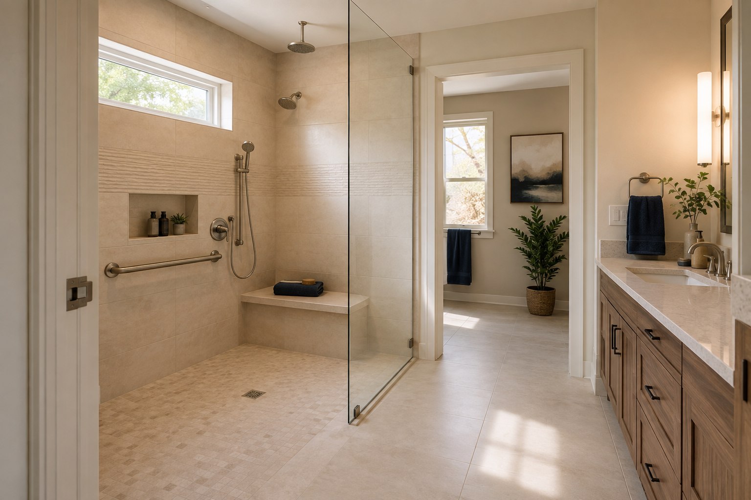 Walk-In & Roll-In Showers